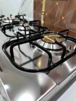 (GOLDVision) غاز ستانليس ستيل 3 عيون نحاس مع غطاء - الصورة 2