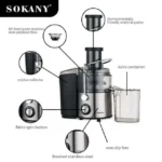 (SOKANY) محضر طعام 4 في 1 - الصورة 8