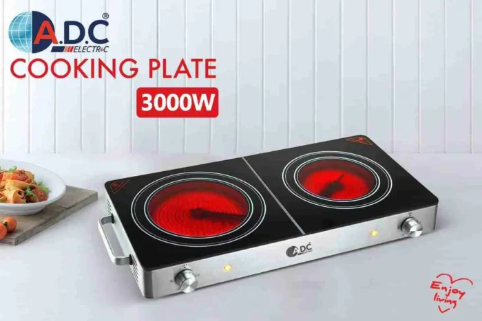 ⁦طباخ كهربائي 2 عين سيراميك حراري Crest⁩ - الصورة ⁦3⁩