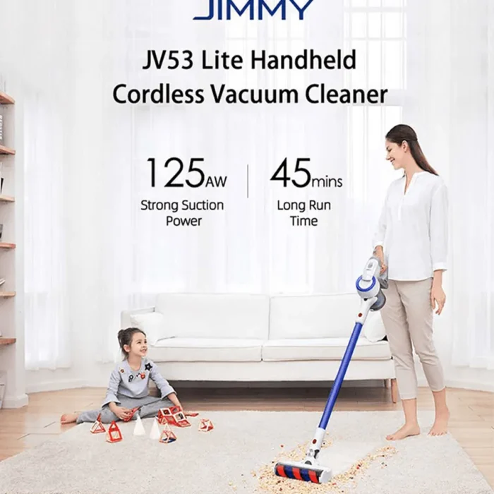 jimmy-jv-53-lite-D8ACD98AD985D98A-D985D983D986D8B3D8A9-D984D8A7D8B3D984D983D98AD8A9-D8B2.jpg مكنسة جيمي لاسلكية كنيس وقطعة مسح Jimmy - الصورة 2