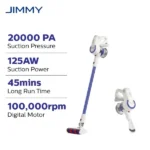 مكنسة جيمي لاسلكية كنيس وقطعة مسح Jimmy