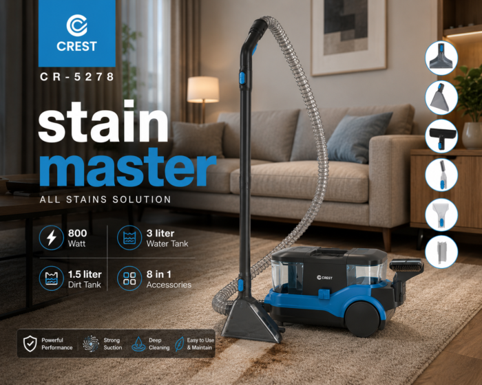 ⁦⭐ جهاز التنظيف التكسي دراي كلين المتكامل متعدد المهام – Crest Plus + هدية توصيل مجاني لمدة 24 ساعة فقط!!⁩ - الصورة ⁦2⁩