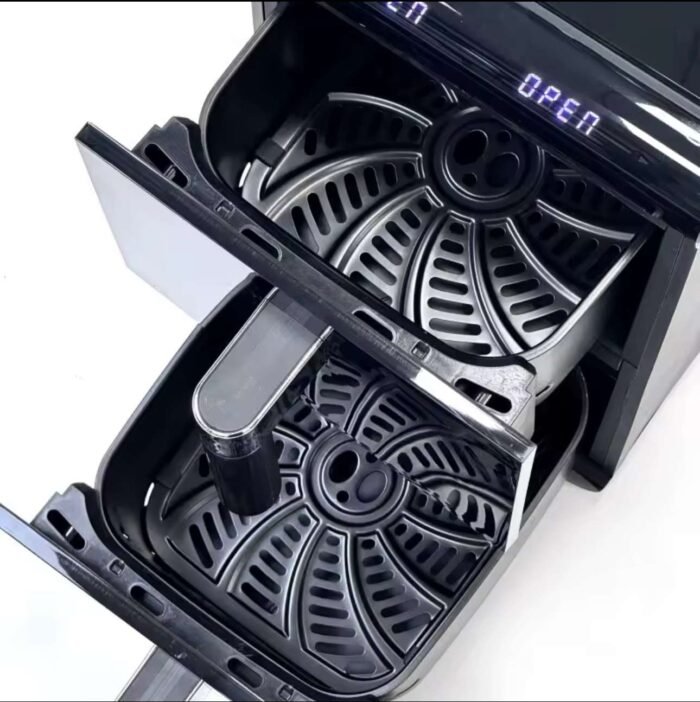 ⁦مقلى هوائي مزدوج علوي 15لتر Crystels⁩ - الصورة ⁦3⁩