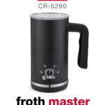 froth master⭐ | صانعة رغوة الحليب الاحترافية 4 إعدادات من Crest