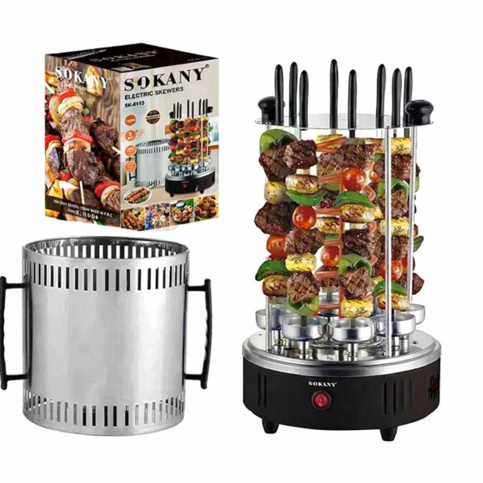 ⁦جهاز المشاوي المنزلي الكهربائي Sokany ⭐⁩ - الصورة ⁦2⁩