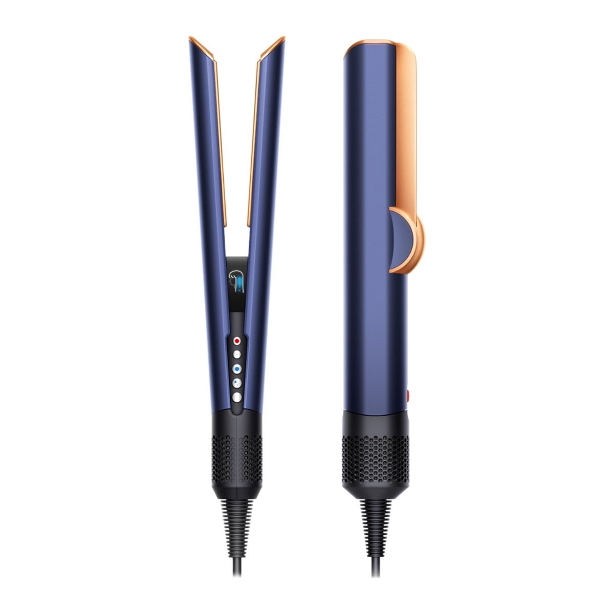 dyson-airstrait-blue-square جهاز دايسون Airstrait™ لتجفيف وتصفيف الشعر بالهواء – Dyson Airstrait - الصورة 1