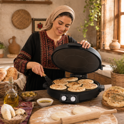 خبازة الحجم العملاق CREST Bake Master XL مقاس 45 سم – CR-5335