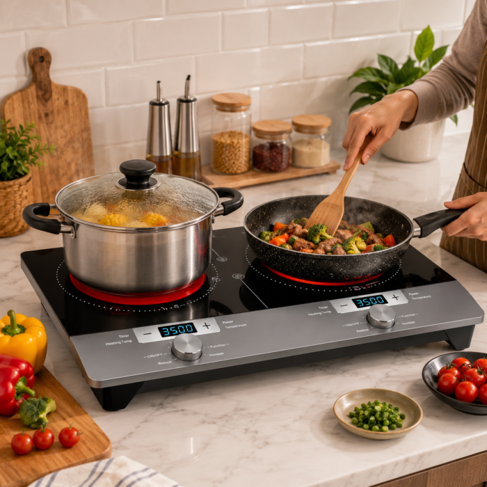 ⁦غاز كهربائي عين واحدة – CREST Smart Cook⁩ - الصورة ⁦2⁩