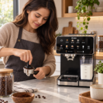 ⁦ماكينة إسبريسو CREST Barista Core  بشاشة لمس ونظام حليب⁩ - الصورة ⁦6⁩