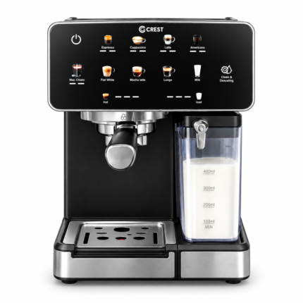 ماكينة إسبريسو CREST Barista Core  بشاشة لمس ونظام حليب